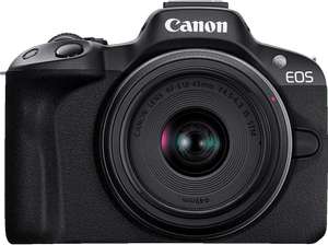 CANON EOS R50 Kit Spiegellose Systemkameras mit Objektiv 18-45 mm (Saturn/MM und Amazon); 50 EUR Studenten CashBack möglich