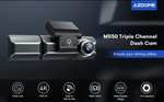 AZDOME 3 Lens Auto DVR Dashcam Videorecorder 4K Vorne hinten Innen Kamera 64G