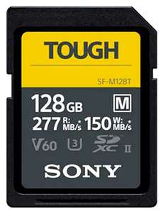 Sony Tough SDXC-Karte 128GB Cl10 UHS-II U3 V60 277/150 MB/s