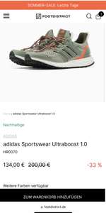 Adidas Ultraboost 1.0 silver green/ silver green/olive strata (HR0070)