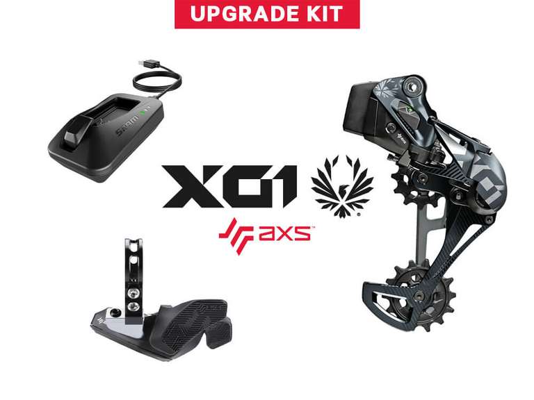 SRAM X01 Eagle AXS Rocker Paddle Upgrade Kit 1x12 lunar-grau/schwarz