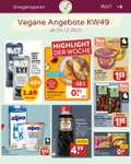 Vegane Angebote im Supermarkt & vegan Sammeldeal (KW49 04.12. - 10.12.)