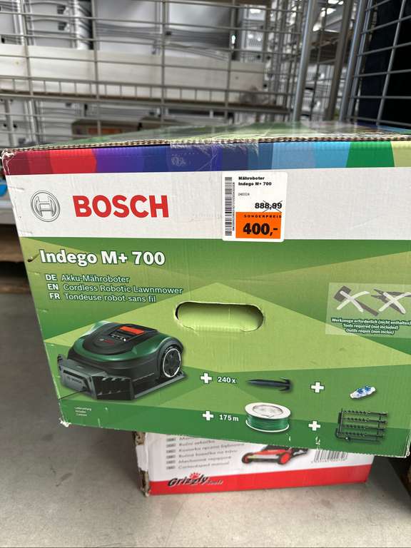 Bosch Indego M+ 700 Globus Baumarkt Ingolstadt