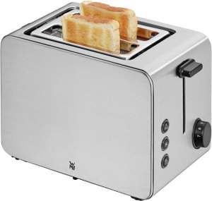 WMF Stelio Toaster Edition aus Edelstahl | 900 Watt | 19 x 28 x 15 cm | 7 Bräunungsstufen | Mit Brötchenaufsatz | Bagel-Funtkion