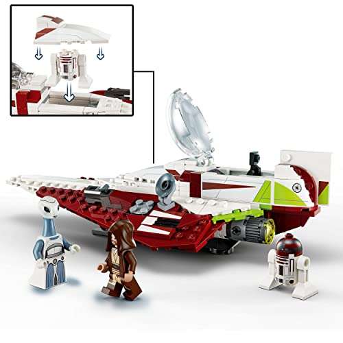 LEGO 75333 Star Wars Obi-Wan Kenobis Jedi Starfighter, (Amazon Prime, Otto UP)