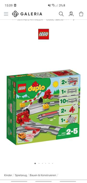 LEGO DUPLO eisenbahn 10874 + 10882