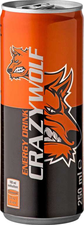 Crazy Wolf - Energy Drink o. Strong Cola je 330ml für 0,25€ [Kaufland]