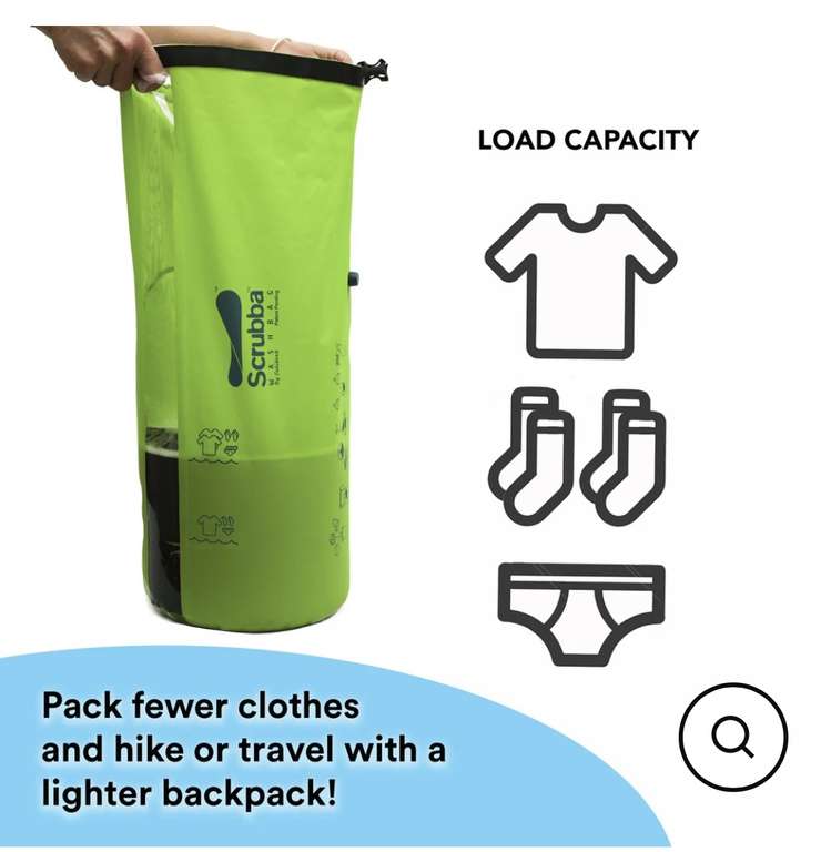 Scrubba Camping Waschtasche für Handwäsche auf Reisen | Lokal in vielen ATU Filialen