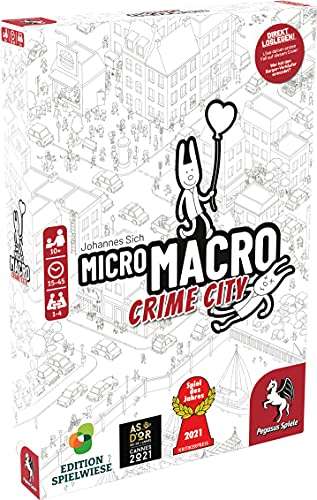 [prime und Alternate] MicroMacro: Crime City (Edition Spielwiese, Spiel des Jahres 2021) BGG 7,8
