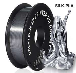 Geeetech Silk Silver PLA 3 x 1kg Filament