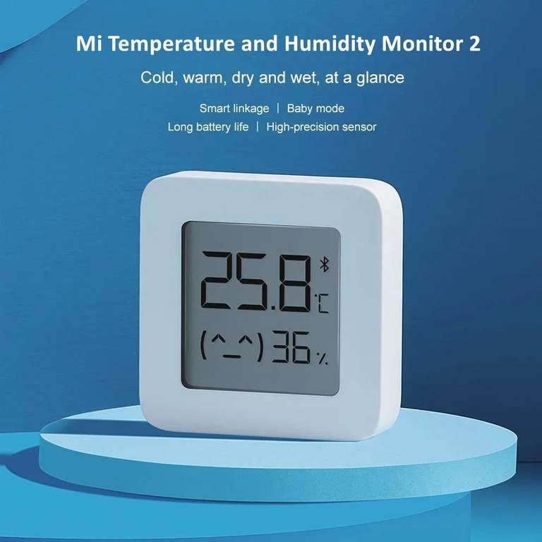 XIAOMI Mijia Bluetooth Temperatur-/Feuchtigkeitssensor mit LCD Display
