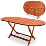 Gartenmöbel/ Gartentisch aus Holz Alabama Akazienholz FSC-zertifiziert 160x85x75cm