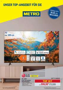 LG 75UR76006LL 75 Zoll LED Fernseher Metro
