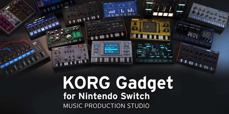Sammeldeal Korg Gadget für Nintendo Switch, Korg DSN–12 und Korg M01D für Nintendo 3DS / 2DS [Musik Apps]