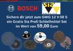 Bosch GWG 12V-50 S mit SIA-Starterset