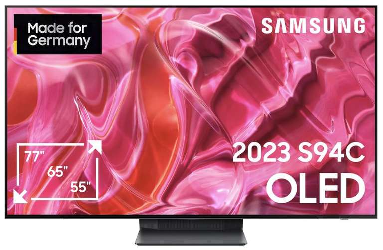 Samsung 55 Zoll S94C (GQ55S94CATXZG) QD-OLED TV 2023 - 200€ Sofort-Rabatt [LOKAL Expert Klein in Mainaschaff]