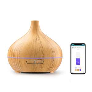 Meross Smart Aroma Diffusor, Apple HomeKit, Alexa, Google Home, 400 ml, RGB