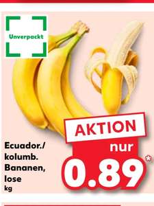bei Kaufland 1 kg Bananen für 0,89€