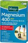 Kneipp Magnesium 400, 30 Tabletten, Magnesium 400 plus Vitamine B+C+E & Folsäure (Spar-Abo Prime)