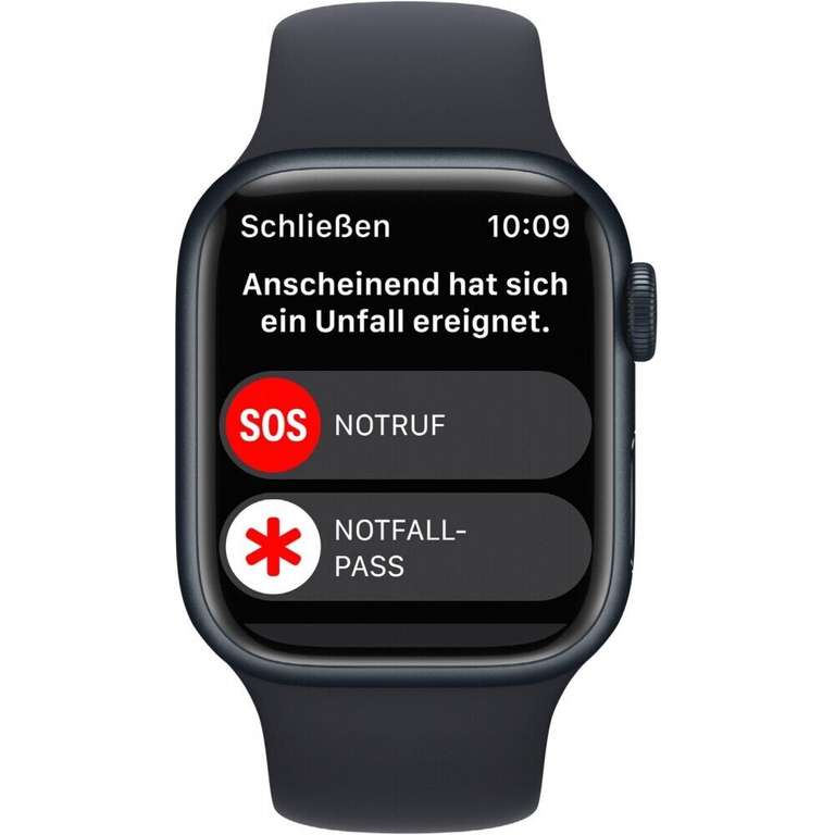 [Ebay] Apple Watch Series 8 Sportarmband 41 mm Aluminium GPS Smartwatch Mitternacht - NEU
