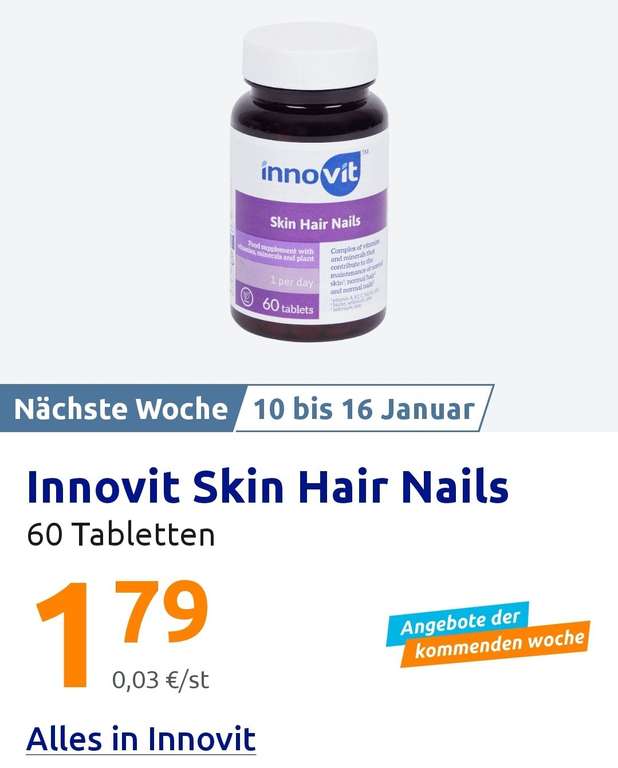 [Action] Innovit Vitamin C & Multi Vitamin A-Z & Skin Hair Nails & Magnesium & Vitamin D & B Komplex