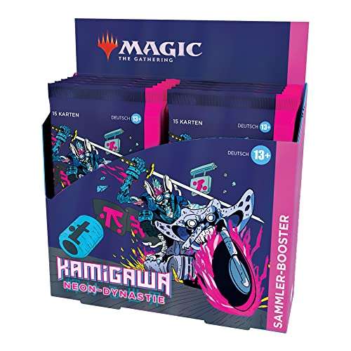 Magic the Gathering MTG Kamigawa: Neon-Dynastie Sammler Display, 12 Booster (Deutsche Version)
