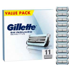 7 Euro Rabatt auf 11er Pack Gillette SkinGuard Sensitive Klingen - Amazon Sparabo