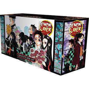Demon Slayer | Complete Manga Box Set (23 Bücher, Doppelseitiges Poster, Booklet, 4496 Seiten, Englisch)