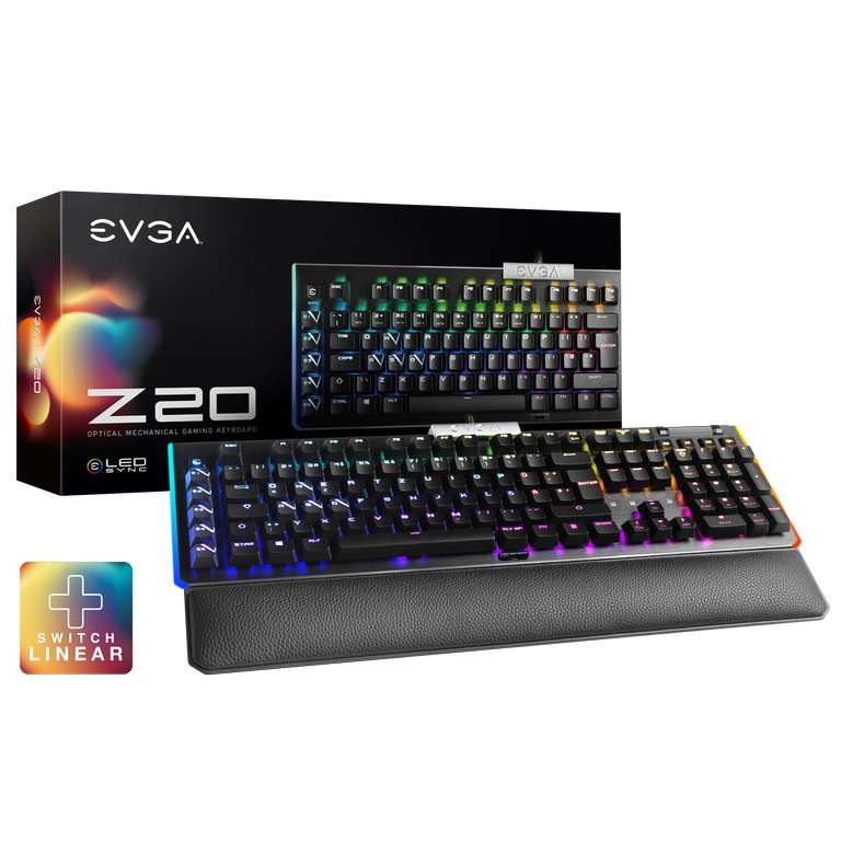 EVGA Z20 (mechnische Tastaur, optische Schalter, Full-RGB, etc)