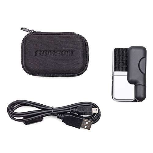 amazon.it: Samson Go Mic USB-Mikrofon (Kondensator, Niere oder Kugel, 16bit/44.1kHz, 3.5mm Monitoring-Ausgang, 50x146x152mm)
