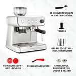 Breville Barista Max Siebträgermaschine / Espressomaschine | integr. Mahlwerk | Italienische Pumpe mit 15 Bar [VCF126X] [Amazon]