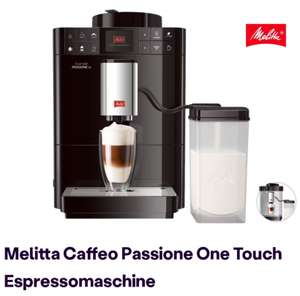 [ibood] Melitta Caffeo Passione One Touch Espressomaschine (F531) für 437,95€ anstatt 562,54 (schwarz) / 535,99 (silber)