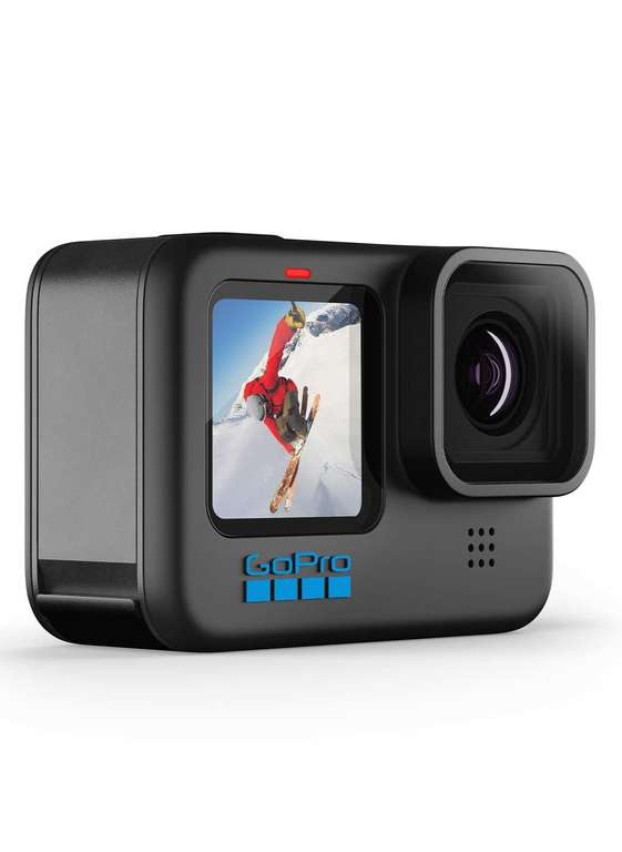 GoPro HERO10 Schwarze wasserdichte Actionkamera mit Front-LCD und Touch-Rückseite, 5,3K60 Ultra HD-Video, 23 MP Fotos, 1080p Live-Streaming