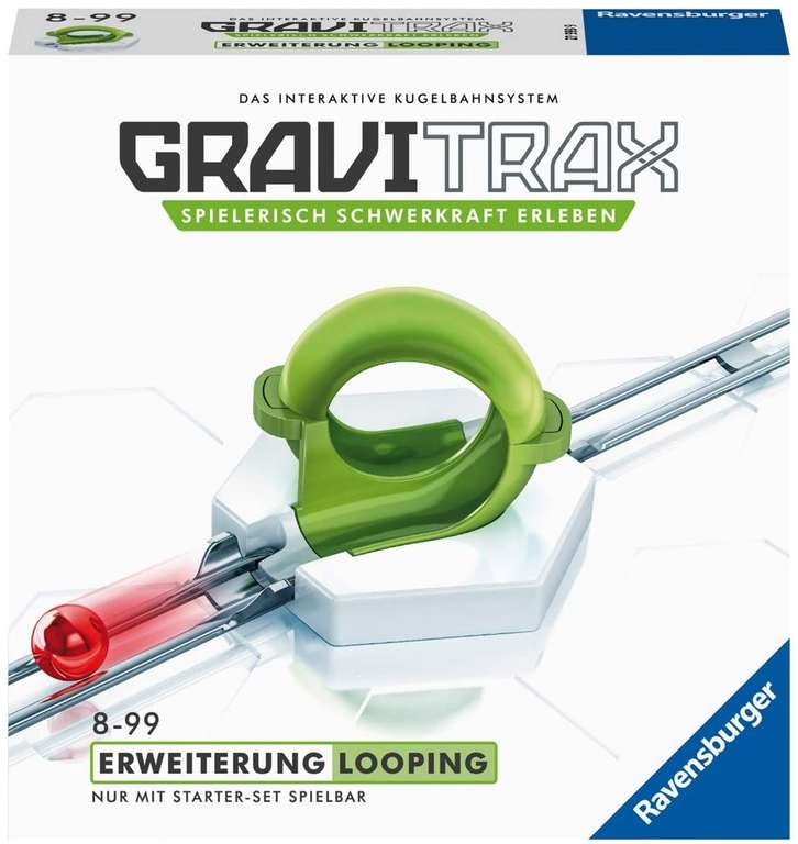 [Kultclub Newsletter] Ravensburger 27593 - GraviTrax Erweiterung Looping- Ideales Zubehör für spektakuläre Kugelbahnen
