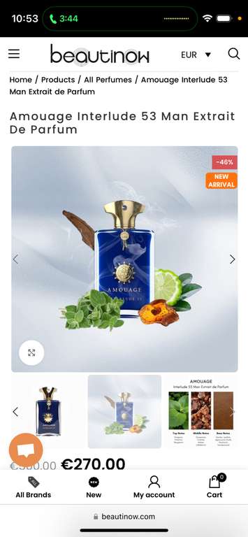 Amouage Iconic Interlude Man 53 Extrait de Parfum (100ml)