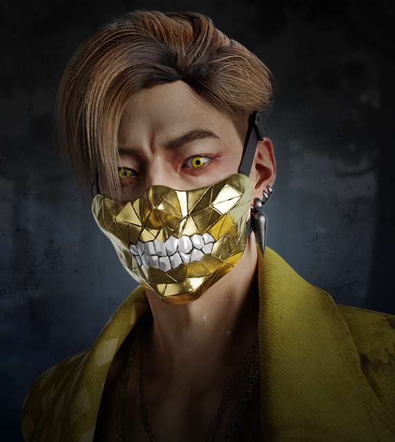 [Prime Gaming] Dead by Daylight - Goldene Totenkopfmaske für den Trickster für PC (Steam, Epic, Windows), Playstation, XBox und Switch