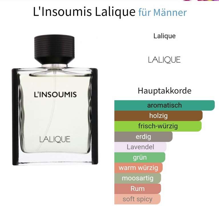 (Notino) Lalique L'Insoumis Eau de Toilette 100ml (Herren)