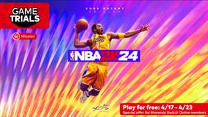[Nintendo Switch Online] NBA 2K24 Kobe Bryant Edition auf Nintendo Switch (Konto auf US eingestellt) bis 24.04.2024 kostenlos spielen!