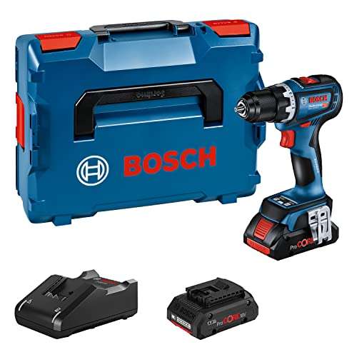 Bosch GSR 18V-90C mit 2x 4Ah ProCore, Lader und L-Box