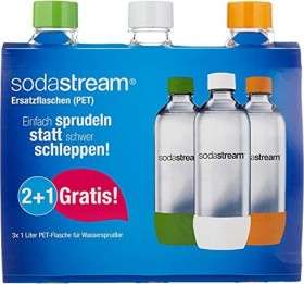 [prime] Sodastream PET Flaschen, 3 x 1L