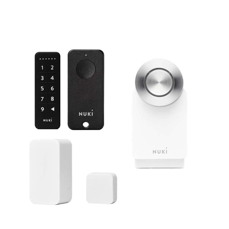 Nuki Smart Lock 3.0 Pro + Fob + Door Sensor + Keypad für 379€ (statt 431€)