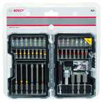Bosch Professional 43tlg. Schrauberbit und Steckschlüssel-Set (PH-, PZ-, Hex-, T-, TH-, S-Bit, Zubehör Bohrschrauber und Schraubendreher)