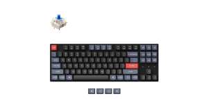 [Alternate] Wochendeal Keychron K8 Pro, Gaming-Tastatur (schwarz/blau, DE-Layout, Gateron G Pro Blue, Hot-Swap, Aluminiumrahmen, RGB)