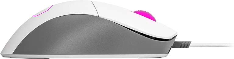 [Prime] Cooler Master MM730 Gaming-Maus weiß (PMW3389 bis 16.000dpi, mechanisch-optische Taster, RGB, 1.8m USB-Kabel, 48g)