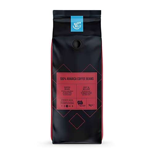 [Amazon Spar Abo] Happy Belly Arabica Kaffeebohnen, 2 kg 7,49€/kg (20% Coupon, personalisiert?)