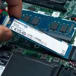 Kingston NV2 NVMe PCIe 4.0 M.2 2280 SSD 1TB (3500/2100 MB/s, QLC, DRAM-less, 320TBW, 3J Garantie)