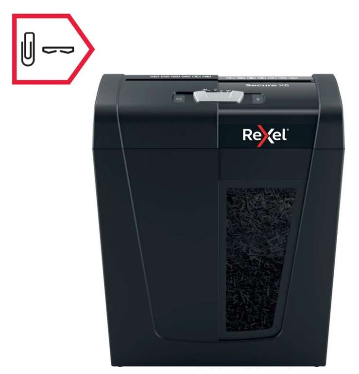 Rexel Secure X8 Aktenvernichter, Partikelschnitt, P4, 8 Blatt