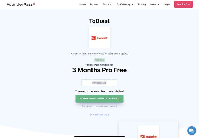 Todoist Pro 3 Monate kostenlos