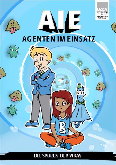 Gratis Comic-Heft zum Thema Hygiene „Agenten im Einsatz” (8-12 Jahre) von der BZgA (Freebie)