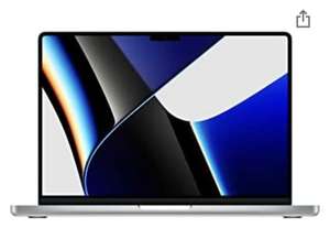 2021 Apple MacBook Pro (14", Apple M1 Pro Chip mit 8‑Core CPU und 14‑Core GPU, 16 GB RAM, 512 GB SSD) - Silber